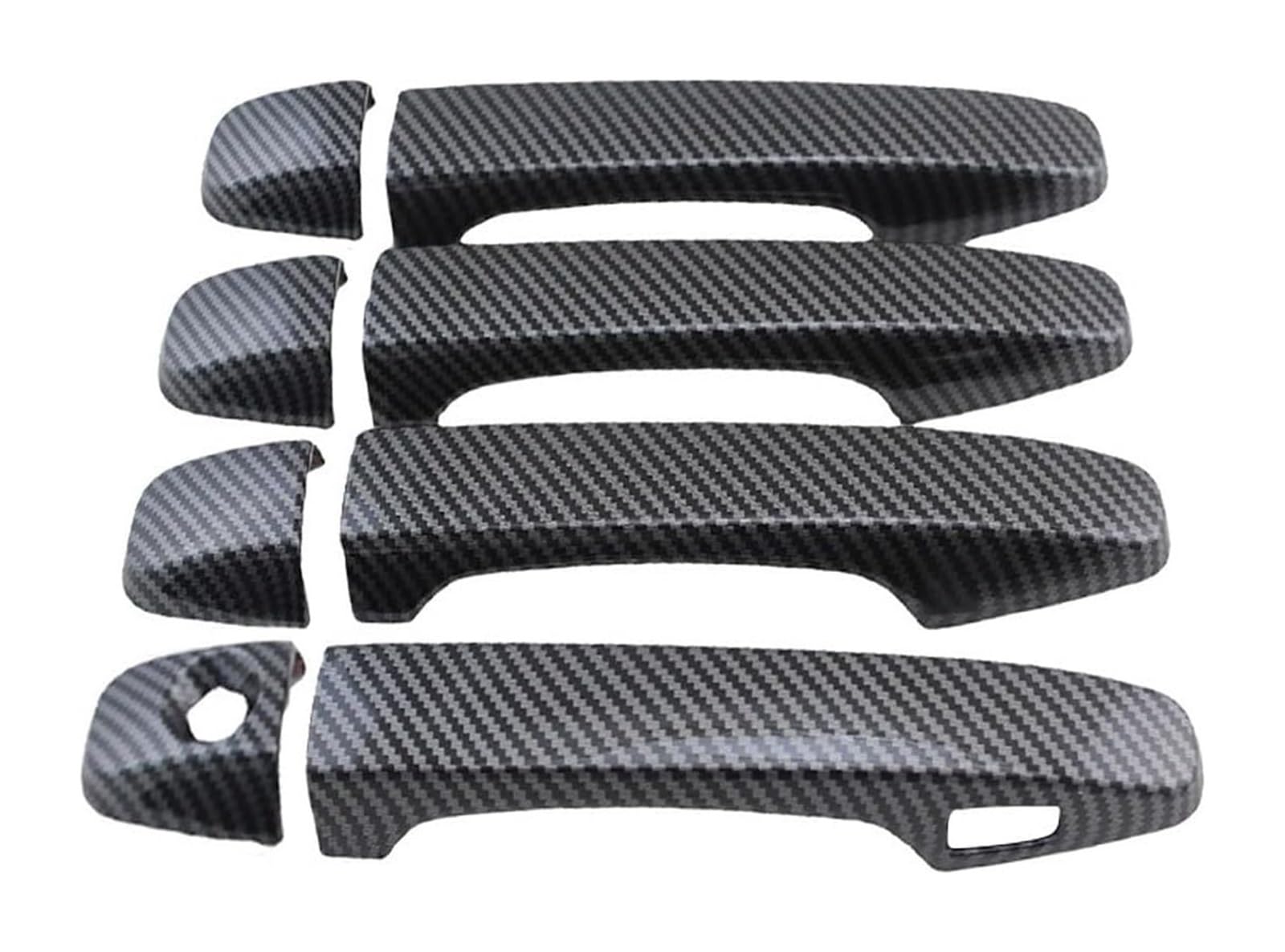 Ysbvblrmrv Carbon Fiber Pattern Car Outside Door Handle Cap For Corolla For Fielder 2012-2023 Single Hole 1-Smart Door Handle Bowl Anti-Scratch Protection(Carbon Fiber Pattern)