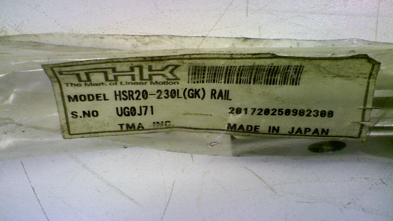 Thk Hsr20-230L(Gk) Guide Rail Hsr20-230L(Gk)
