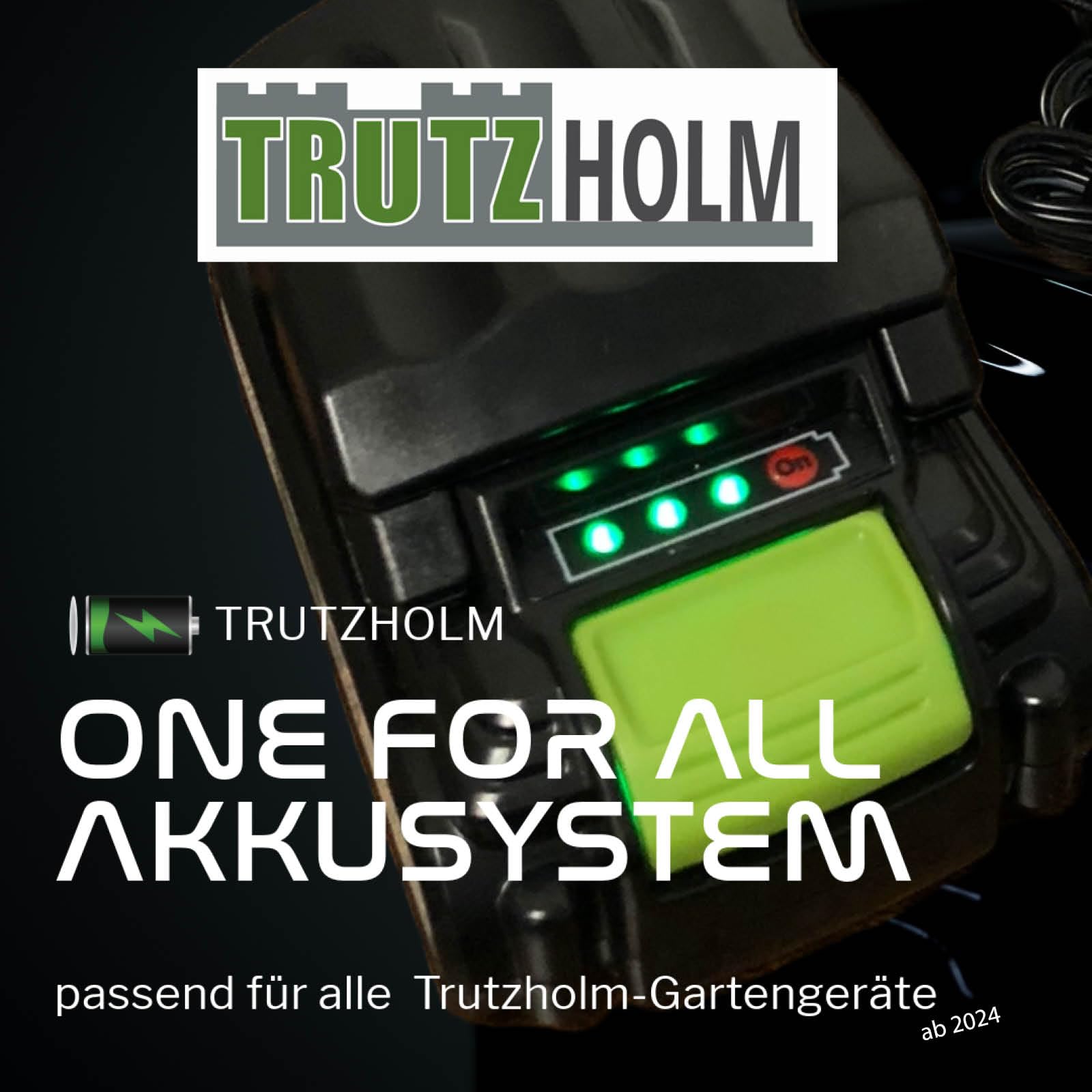 TRUTZHOLM Akku Bodenhacke 20V/2.0Ah mit Akku und Ladegerät 19 cm Arbeitsbreite 24 Klingen 15,5 cm Arbeitstiefe Motorhacke Bodenfräse Gartenfräse Kultivator für Beet und Garten