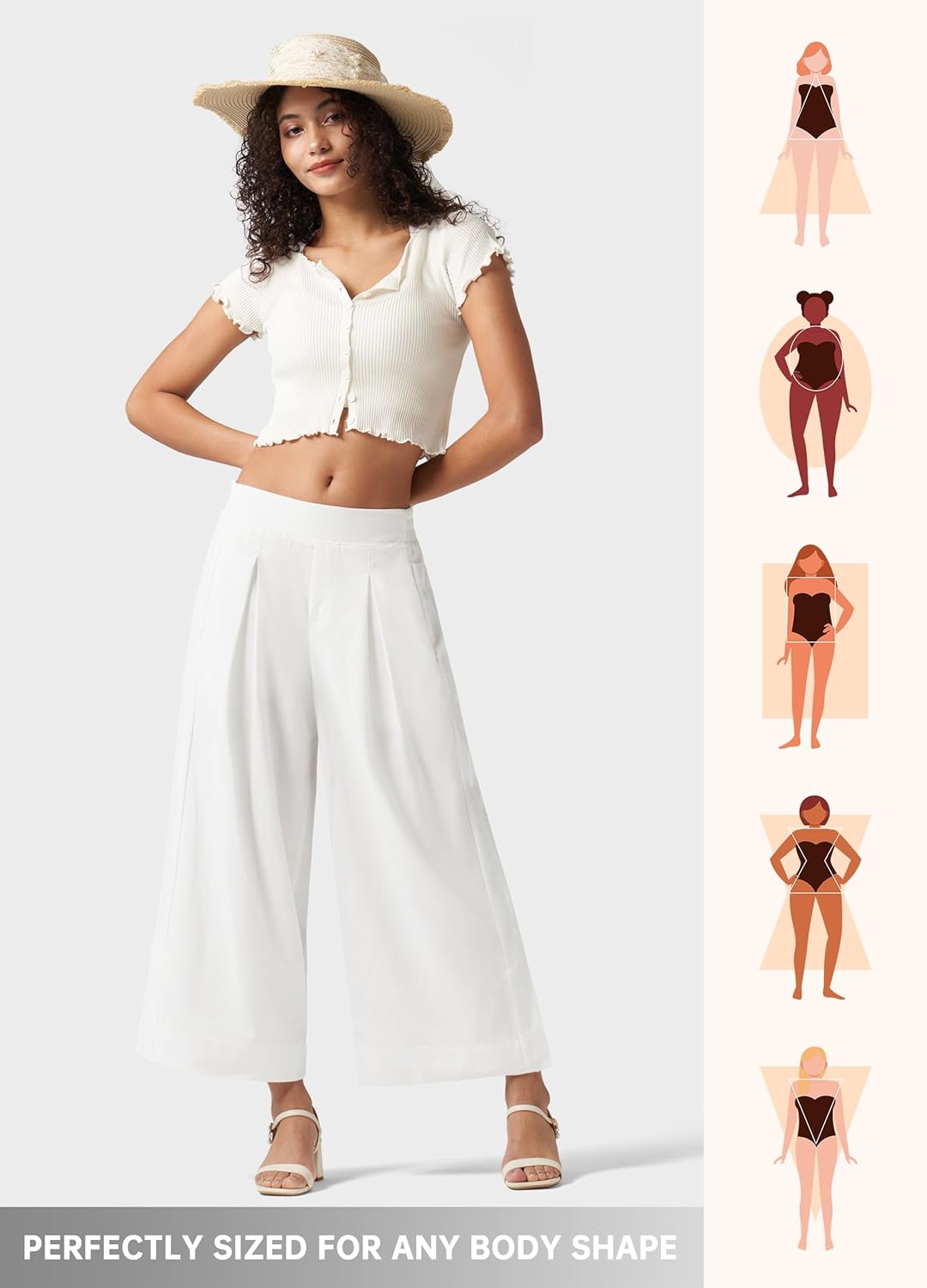 Willit Women's Linen Pants Wide Leg Casual Beach Summer Pants Palazzo Lounge Pants with Pockets - Image 6