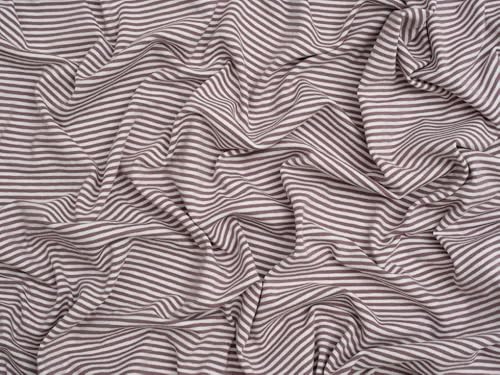 Minerva Core Range Mauve Baby Soft Yarn Dyed Cotton Jersey Stretch Knit Fabric for Dressmaking - 150cm Wide - per metre