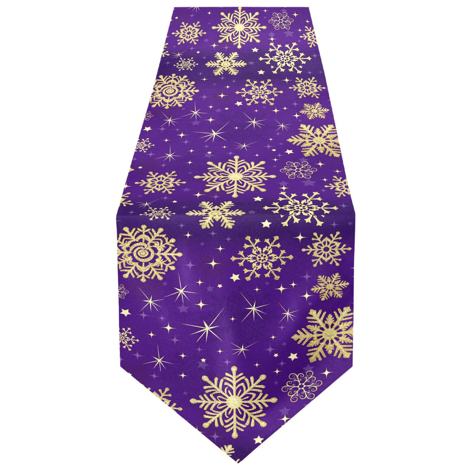 Chemin de table long violet ALAZA solution déco pour table de fête et quotidien