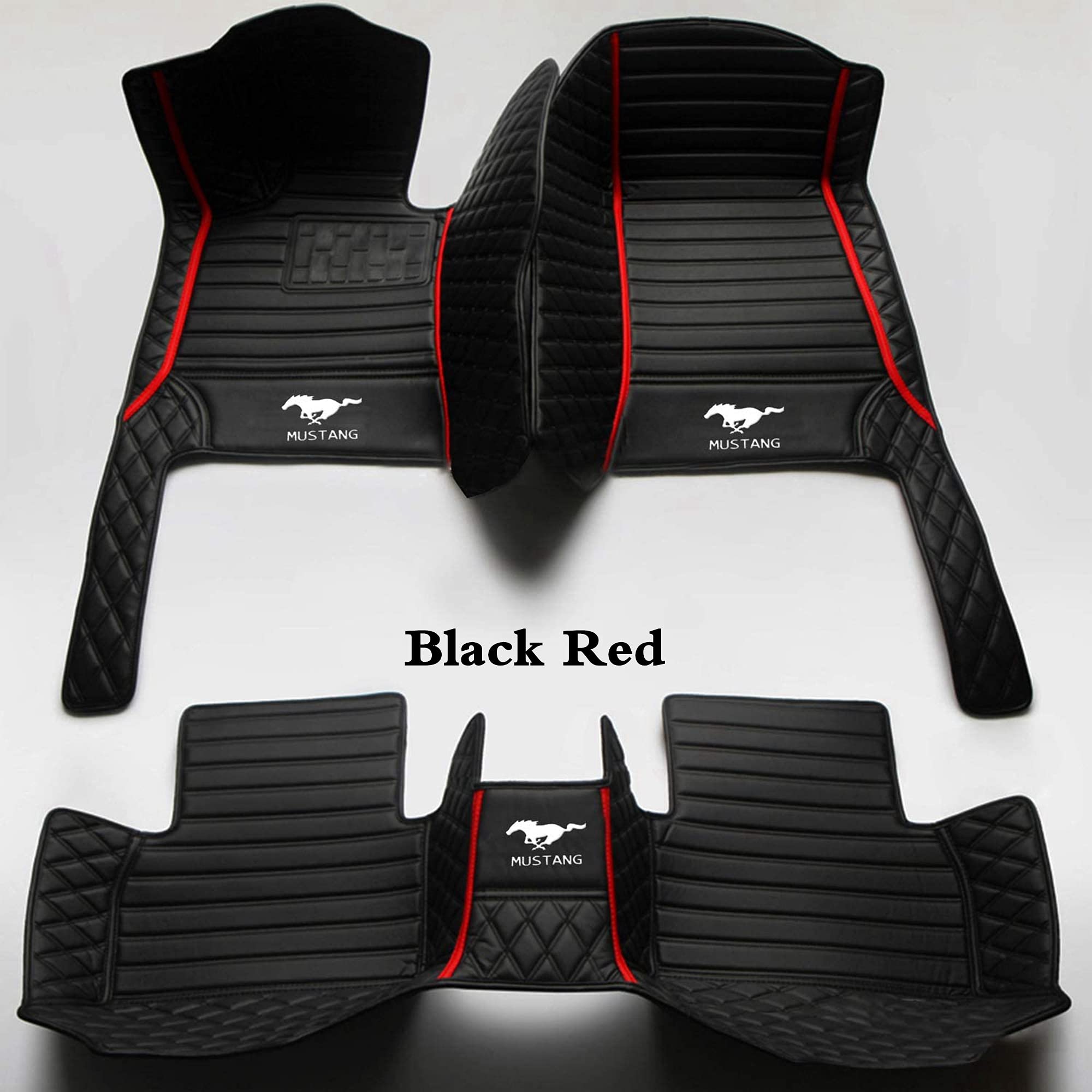 Fit for Ford Mustang 2006-2020 2013 2014 2015 2016 2017 Custom Waterproof Car Floor Mats Non-Slip Fu