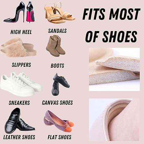 Miniatura 6 de Paquete de 16 piezas - 8 pares de protección contra ampollas en el talón, diga adiós a las molestias protectores de talón para ampollas para hombres