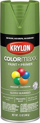 Vista 290 de Krylon - Pintura y primer en aerosol COLORmaxx K05511007, 12 onzas, rojo cereza brillante Cherry Red