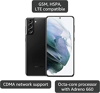 GALAXY S21 128GB SIMフリー　ほぼ新品 Amazon.com: SAMSUNG Galaxy S21 5G (128GB, 8GB) 6.2