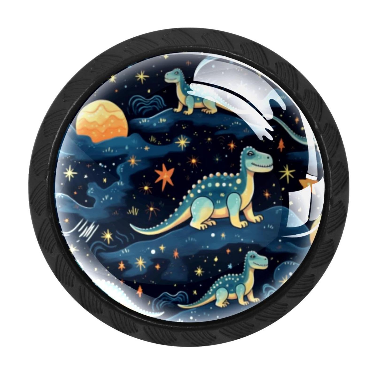 Chenzzzz Multicolored 10 4 Pack Starry Dinosaur Kitchen Cabinet Knobs Drawer Knobs Door Dresser Handles For Personalized Gifts Great For Any Occasion
