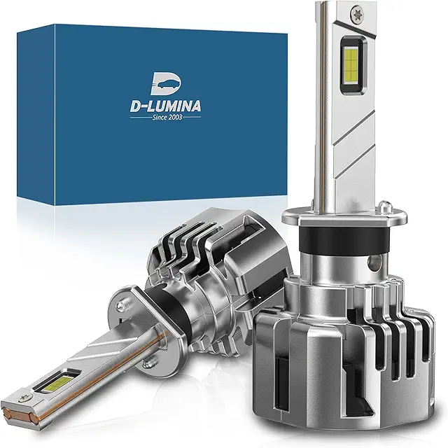 D-Lumina H1 LED Canbus Bulbs 110W 16000LM, 2-Pack - 500% Brighter Halogen Replacement