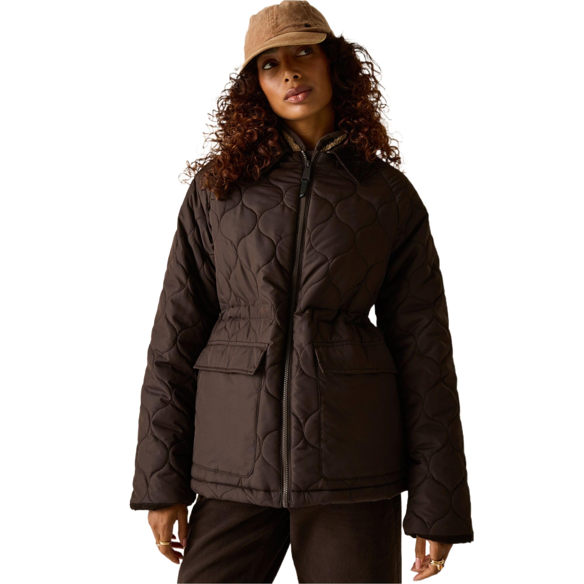 Regatta Women's Chocolate Onion Quilted Amira Jacket In | : Size 14