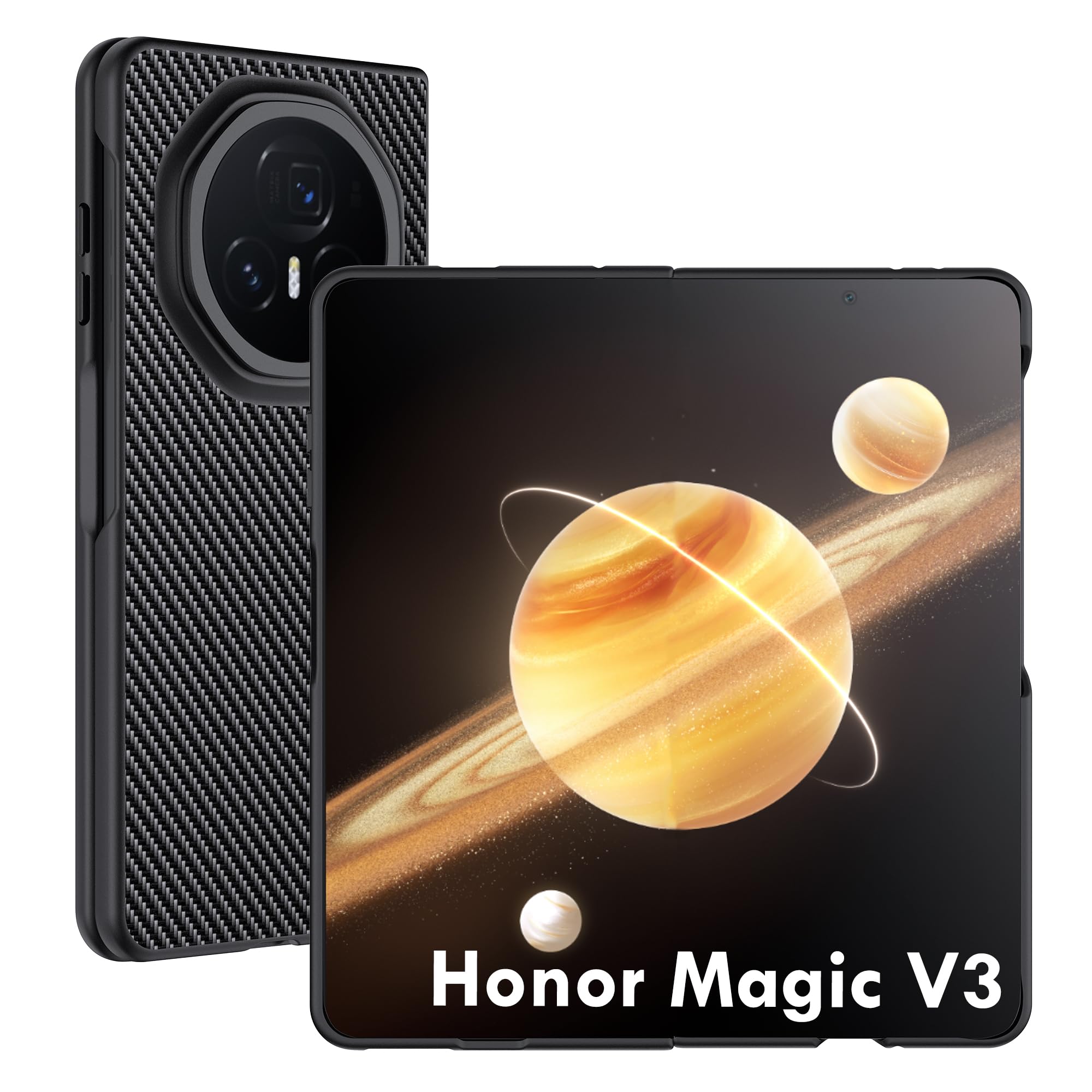 Mobile Phone Case for Honor Magic V3 - Ultra Thin, Shockproof, Black
