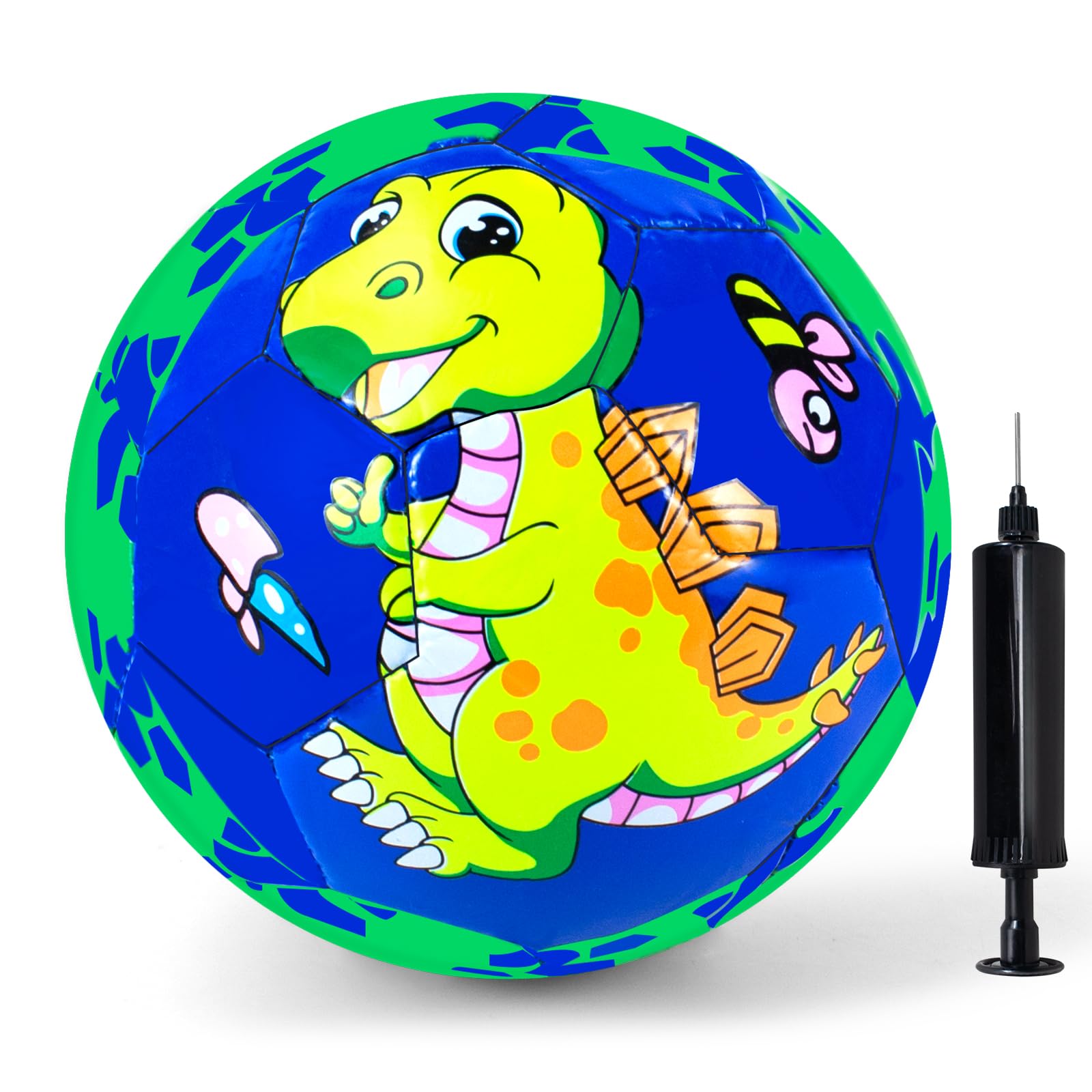 YongnKids ソフト サッカー ボール 子供用 ボール スポーツボール フットボール ファミリースポーツ 子供用ミニサッカーボール 弾むサッカー 空気入れ 女の子 男の子 小学校 中学校 高校 練習試合 誕生日 クリスマス プレゼント