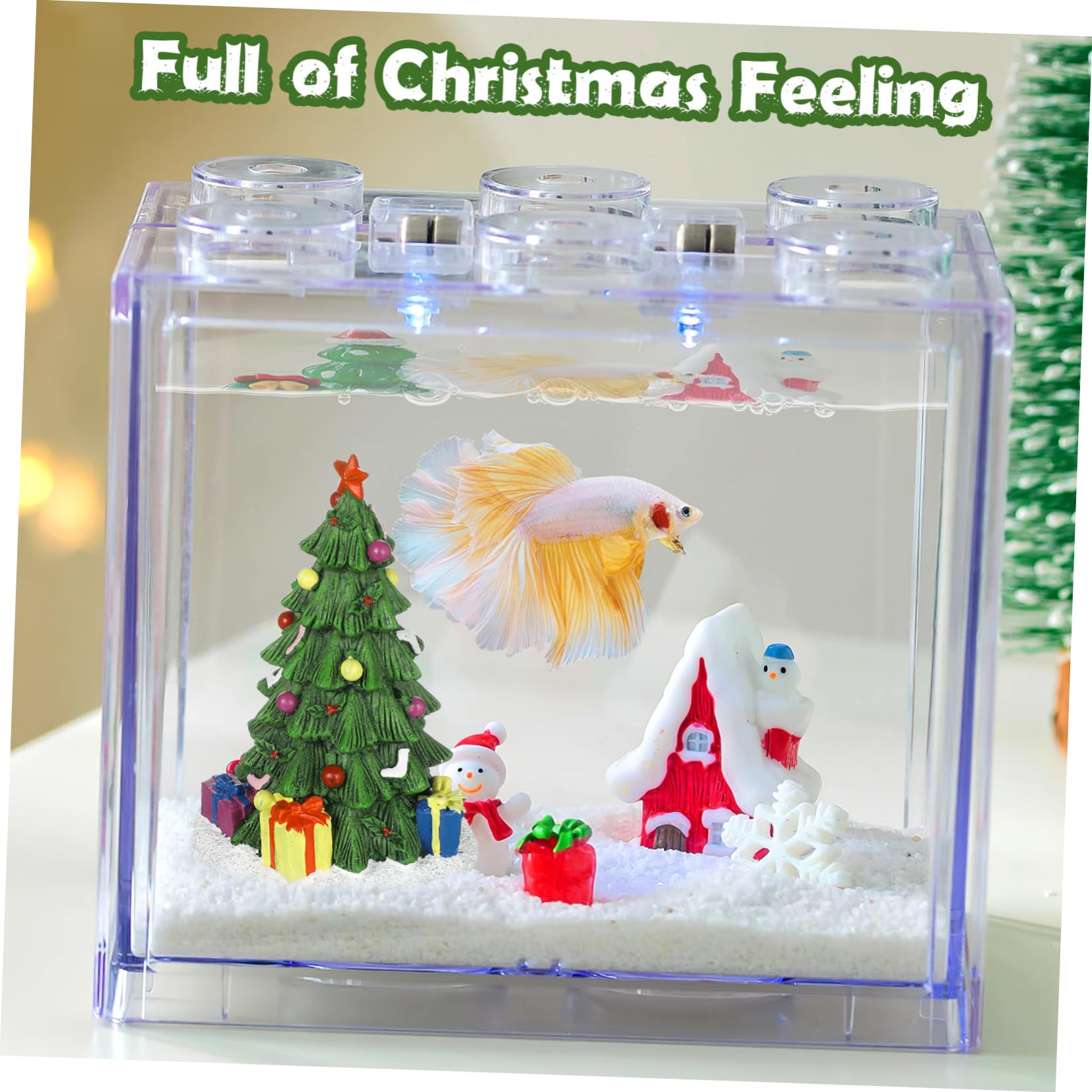 BESPORTBLE Décoration Aquarium Résine Accessoire Arbre Mort pour Aquariums Et Bacs à Poissons Ornement Festif pour Décor Aquatique