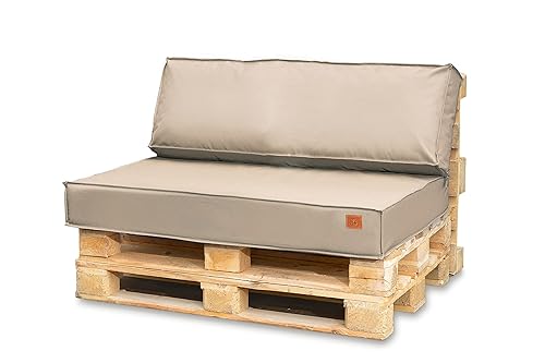 Coussin Palette 120x80 Set pour Canapé Palette | Impermeable Coussin
