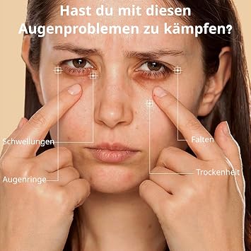 Collagen Eye Cream - Eye Cream Against Wrinkles and Dark Circles - Remove Dark Circles Eye Cream Against Bags - Nourishing & Anti-Ageing Eye Care - Eye Circles Cream
