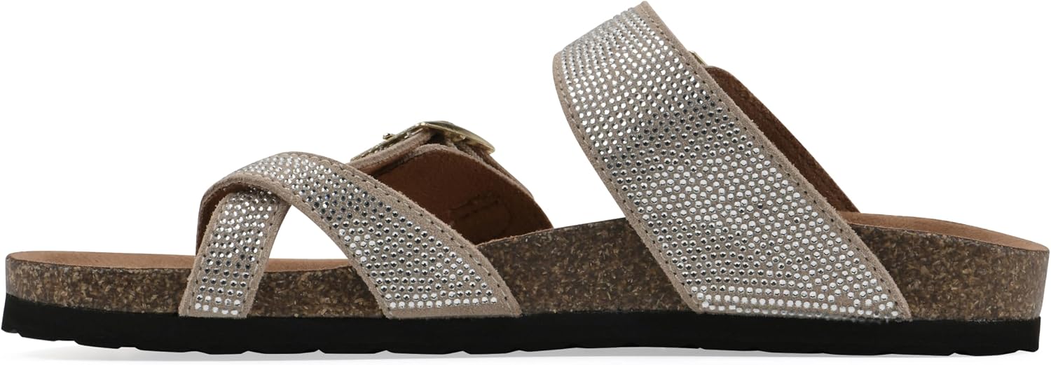 WHITE MOUNTAIN Women's Grays Signature Comfort-Molded Footbed Sandal