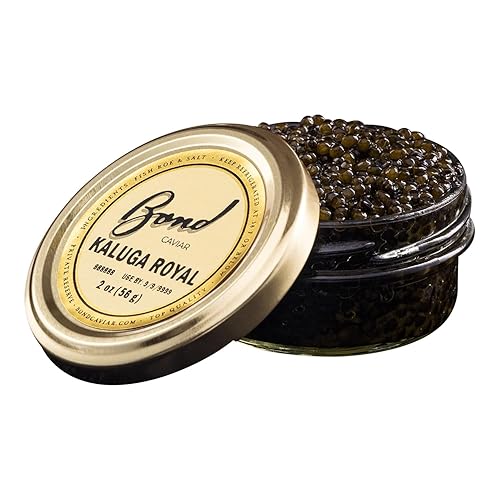 Kaluga Caviar, huevos de caviar negro para Blinis  Delicia de caviar de pescado  Experiencia de comida de caviar Beluga premium, Huevos de pescado