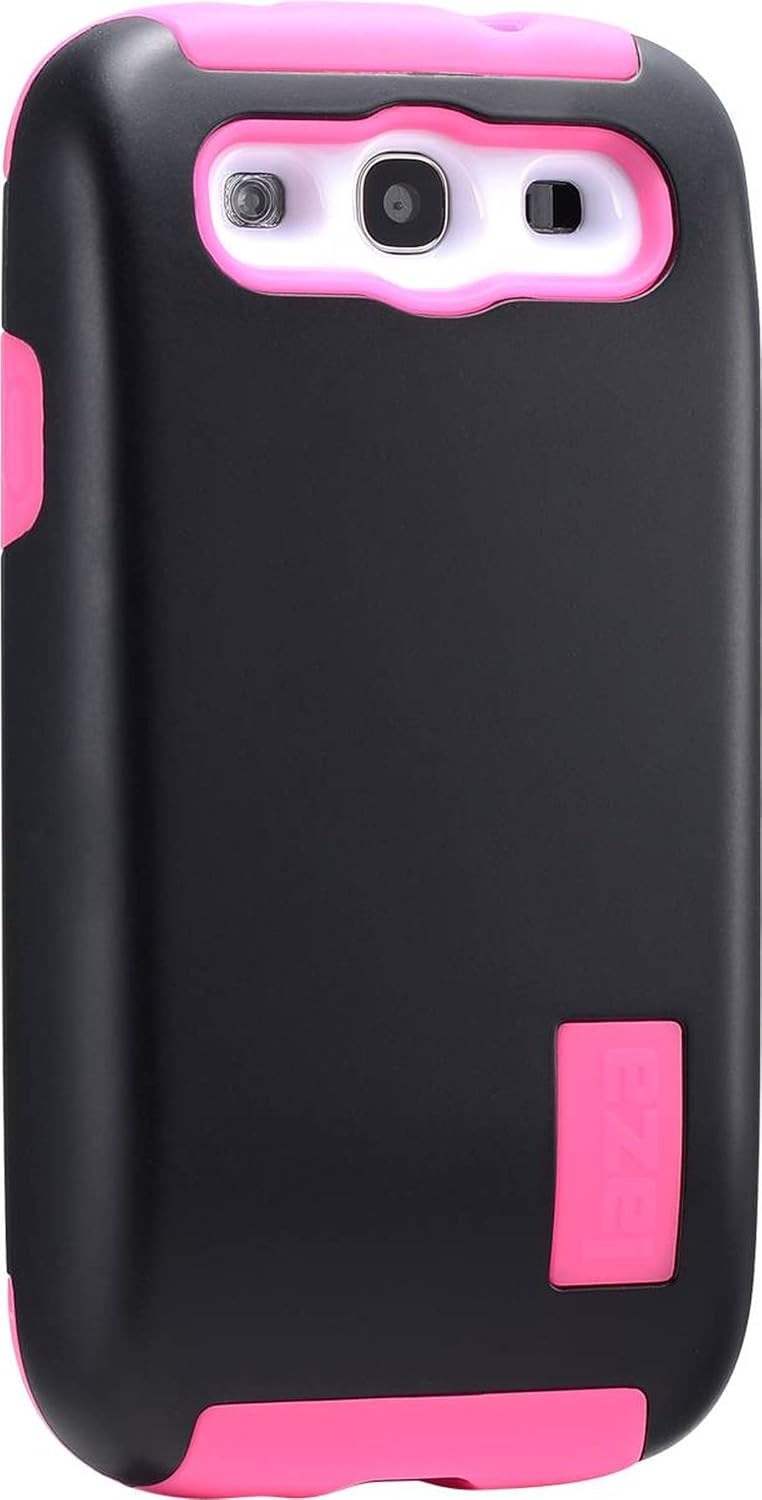 Laza Samsung Galaxy S3 RuggedFusion Protective Case for Extended Battery Black/Pink (BATTERY + BACK COVER NOT INCLUDED) Samsung Galaxy SIII GT-i9300, AT&T Samsung Galaxy S3 Samsung i747, Verizon Samsung Galaxy S3 Samsung i535, T-mobile Samsung Galaxy S3 Samsung T999, U.S. Cellular Samsung Galaxy S3 R530, Sprint Samsung Galaxy S3 Samsung L710