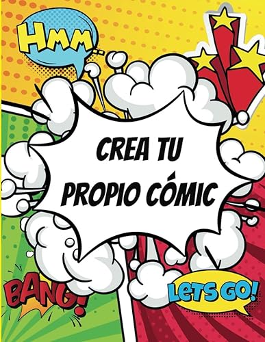 Crea tu Cómic en blanco: páginas divertidas con diseños creativos - Crea tu propia historia - Para niños y adultos - Más de 100 páginas