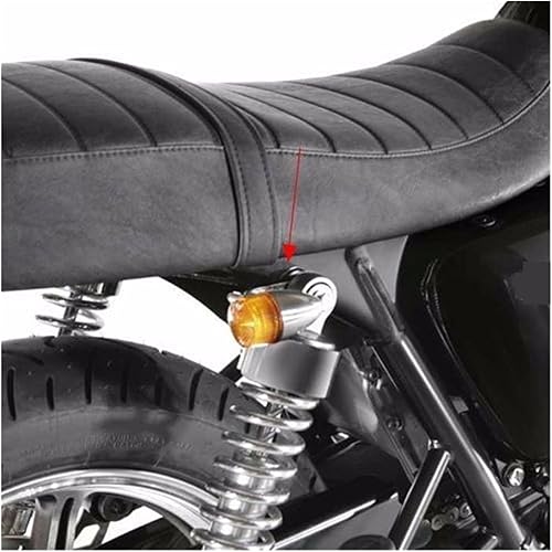 Miniatura 7 de 2 soportes universales para lámpara de señal de giro para motocicleta, soportes universales de montaje de amortiguador, abrazaderas de oreja de