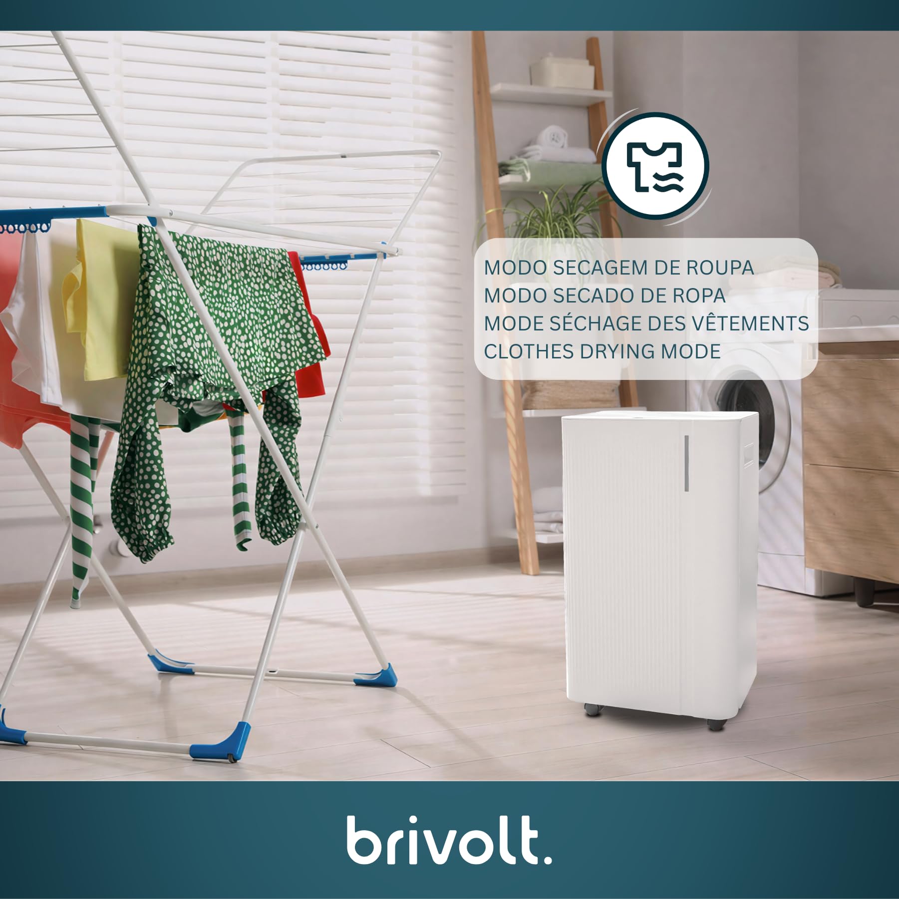 Deshumidificador brivolt. 20l 330w R290