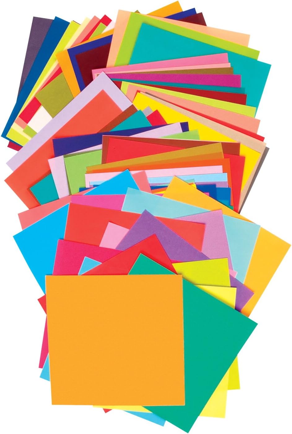 Aitoh M100C Origami Paper, 5.875 by 5.875-Inch, 100 Colors, 100-Pack