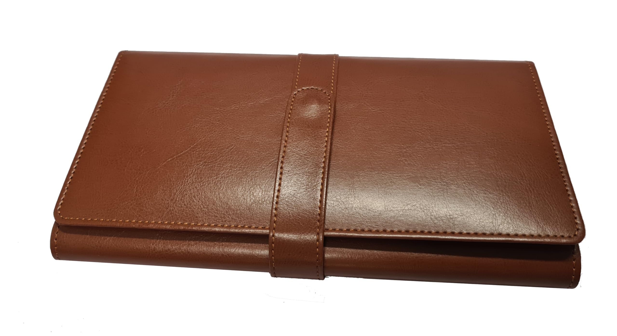 Essart Faux Leather Chequebook Case (AA-21219-Brown)