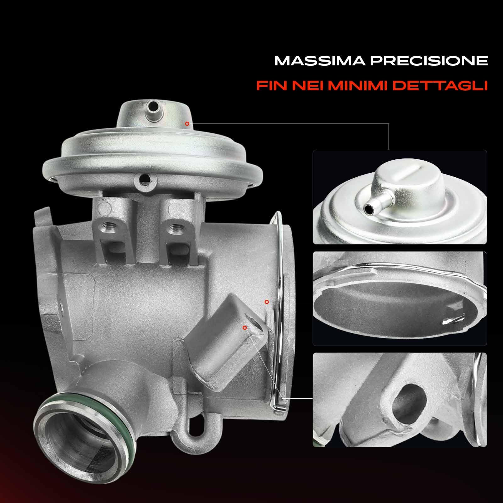 Frankberg Valvola EGR Diesel Compatibile con Classe E W210 2.2L Classe E Pianale/Telaio VF210 2.7L Classe C T-Model S203 2.7L Classe E T-Model S210 2.7L Classe C T-Model S203 2.2L Replace# A6110900754