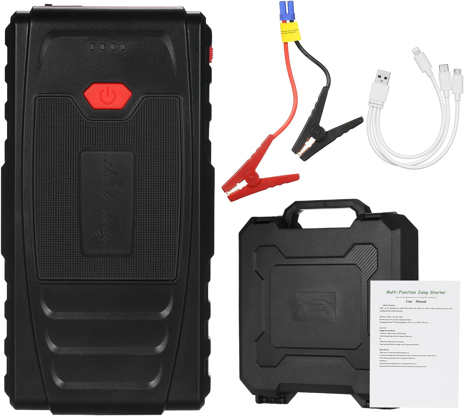 KKnoon 12V 1500A 6000mAh MultiFunction Portable Car Battery Jump