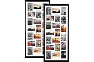 Rustic Distressed Large Picture Frames 4x6 Displays 20 Photos