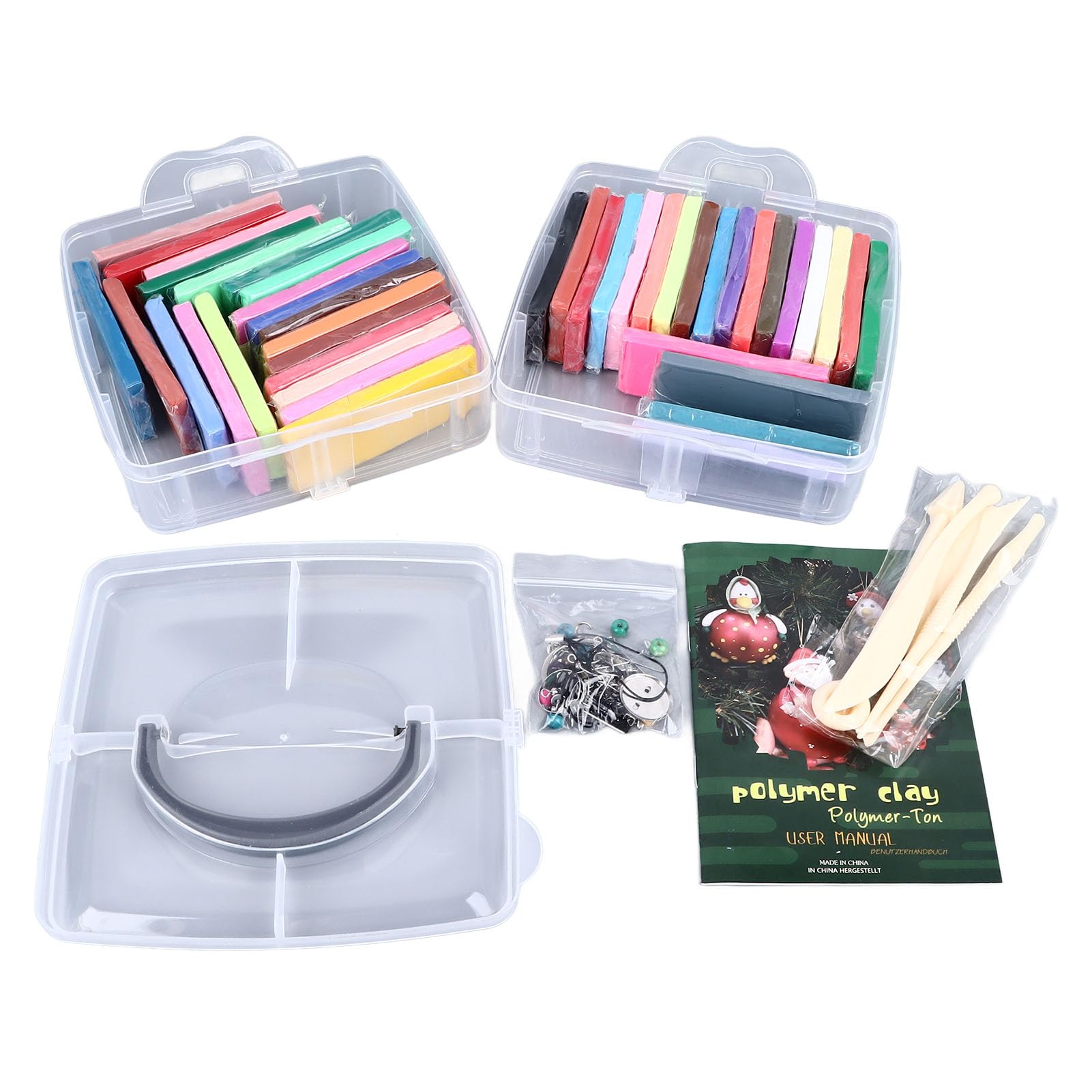 Kit educativo di argilla polimerica Set da 42 colori per bambini. Argilla modellabile