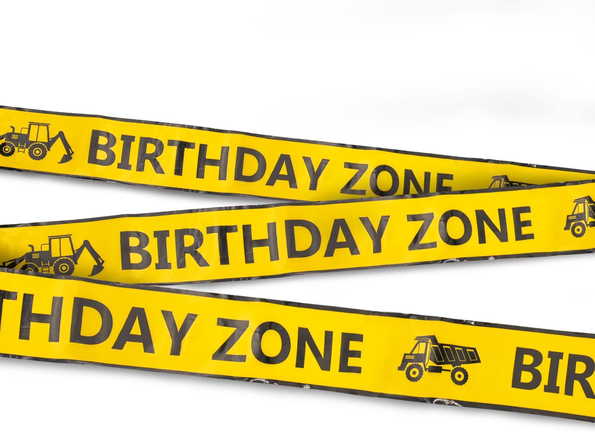 TORXGEAR KIDSBirthday Zone Party Decoration - Construction Birthday Party Supplies - Construction Party Favors - for Kids Construction Theme Birthday Party - Kids Room Decorations - 95' Roll