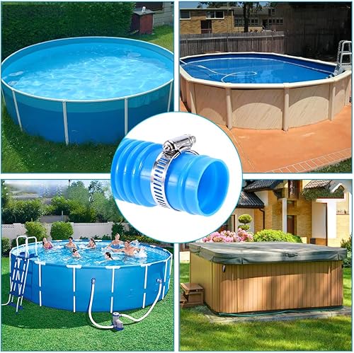 Miniatura 2 de Manguera de repuesto para bomba de piscina sobre el suelo, mangueras de piscina de 1.25 x 59 pulgadas, compatible con bomba de filtro 607, 637, 3