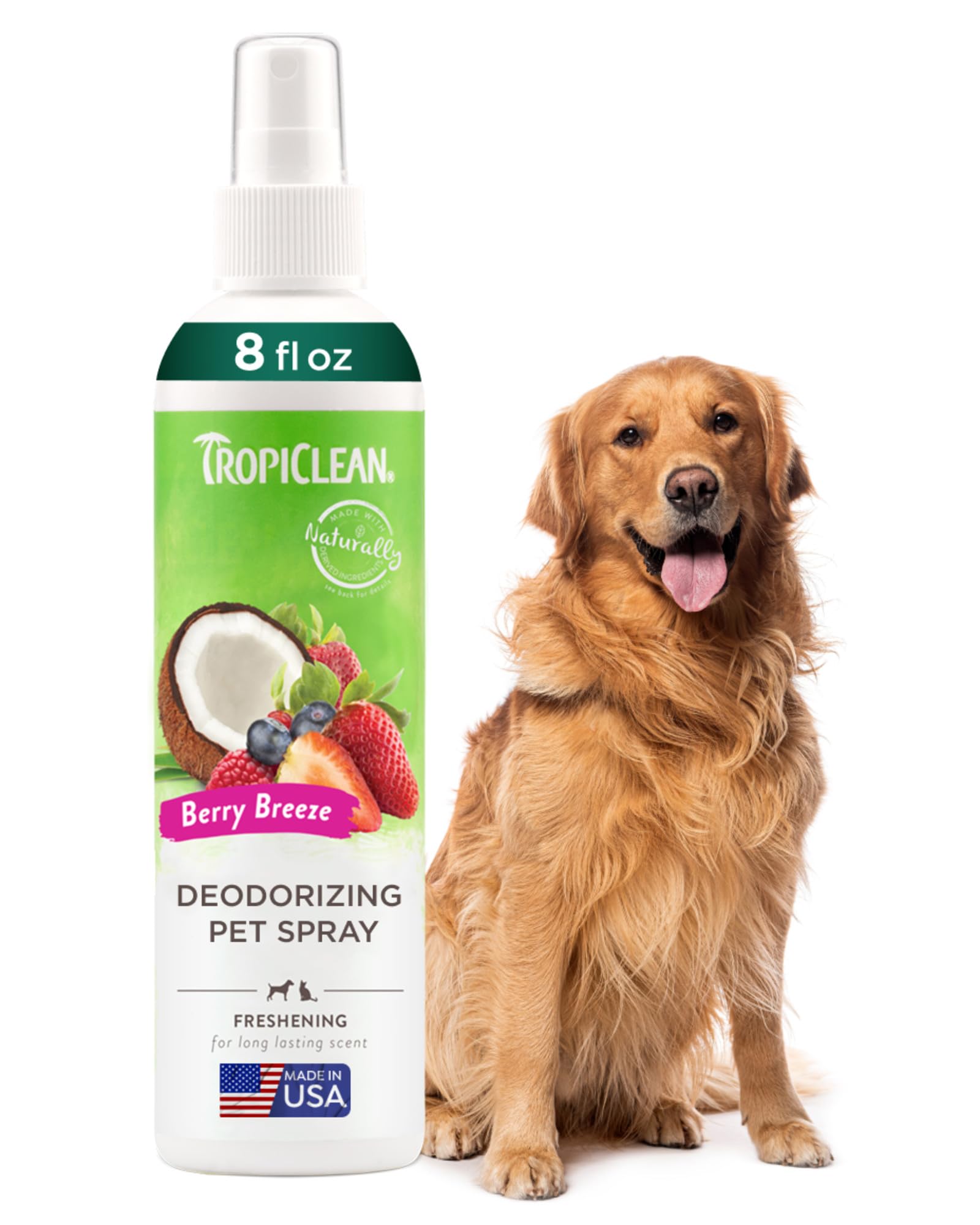 Tropiclean Dog Perfume Spray Grooming Supplies Dog Deodorant Spray