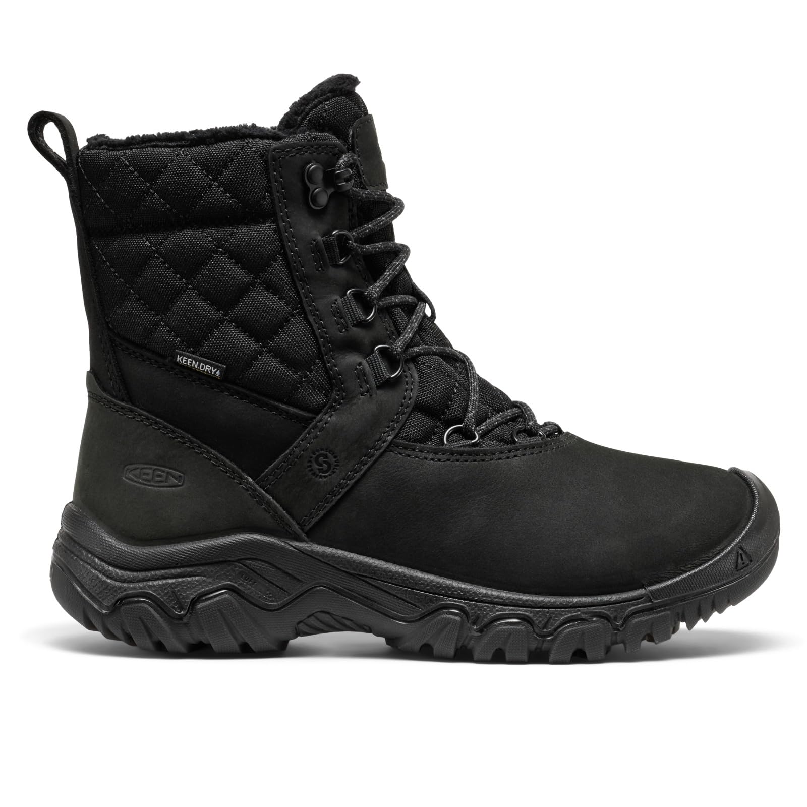 KEEN Damskie buty Greta Boot 2 wodoodporne śnieg, czarne, 40 UK, Czarny, 40 EU