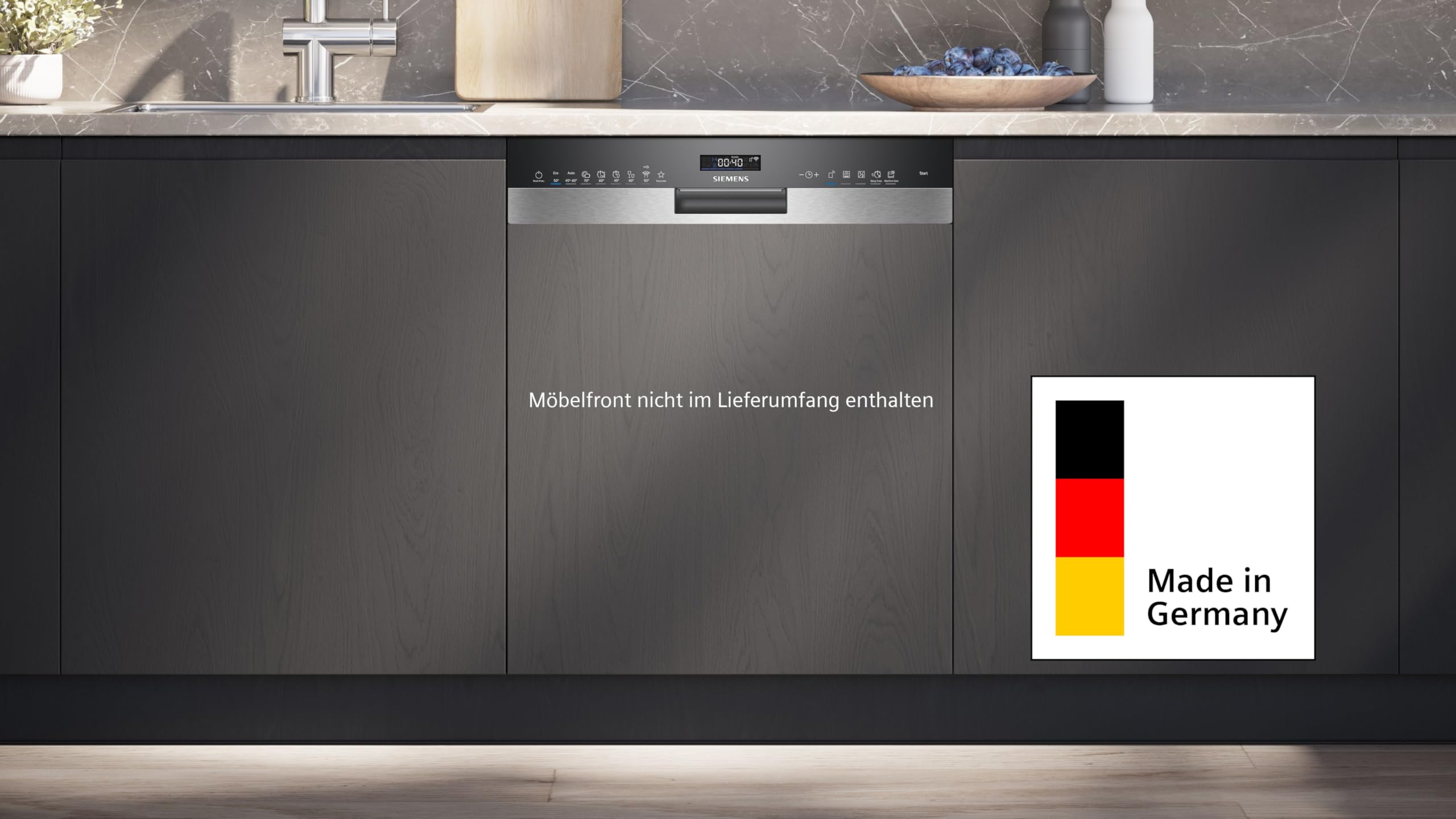Siemens iQ500 Smarter Teilintegrierter Geschirrspüler 60 cm SN55ES12CE