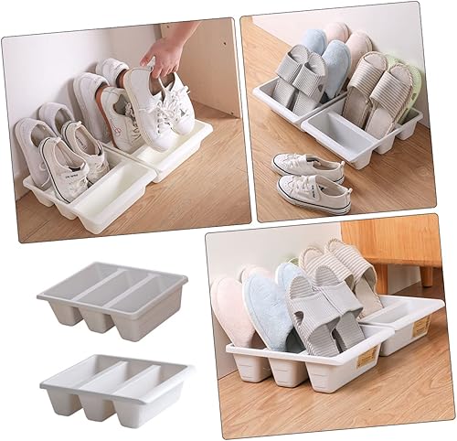 Miniatura 7 de YARNOW Bandeja de almacenamiento para zapatos de almacenamiento vertical para zapatos para el hogar, zapatero de plástico, zapatero vertical,