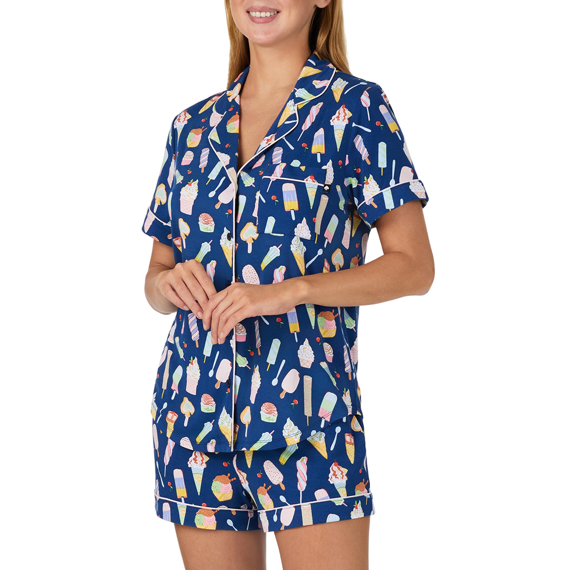 kate spade new york Short Sleeve Boxer PJ Set