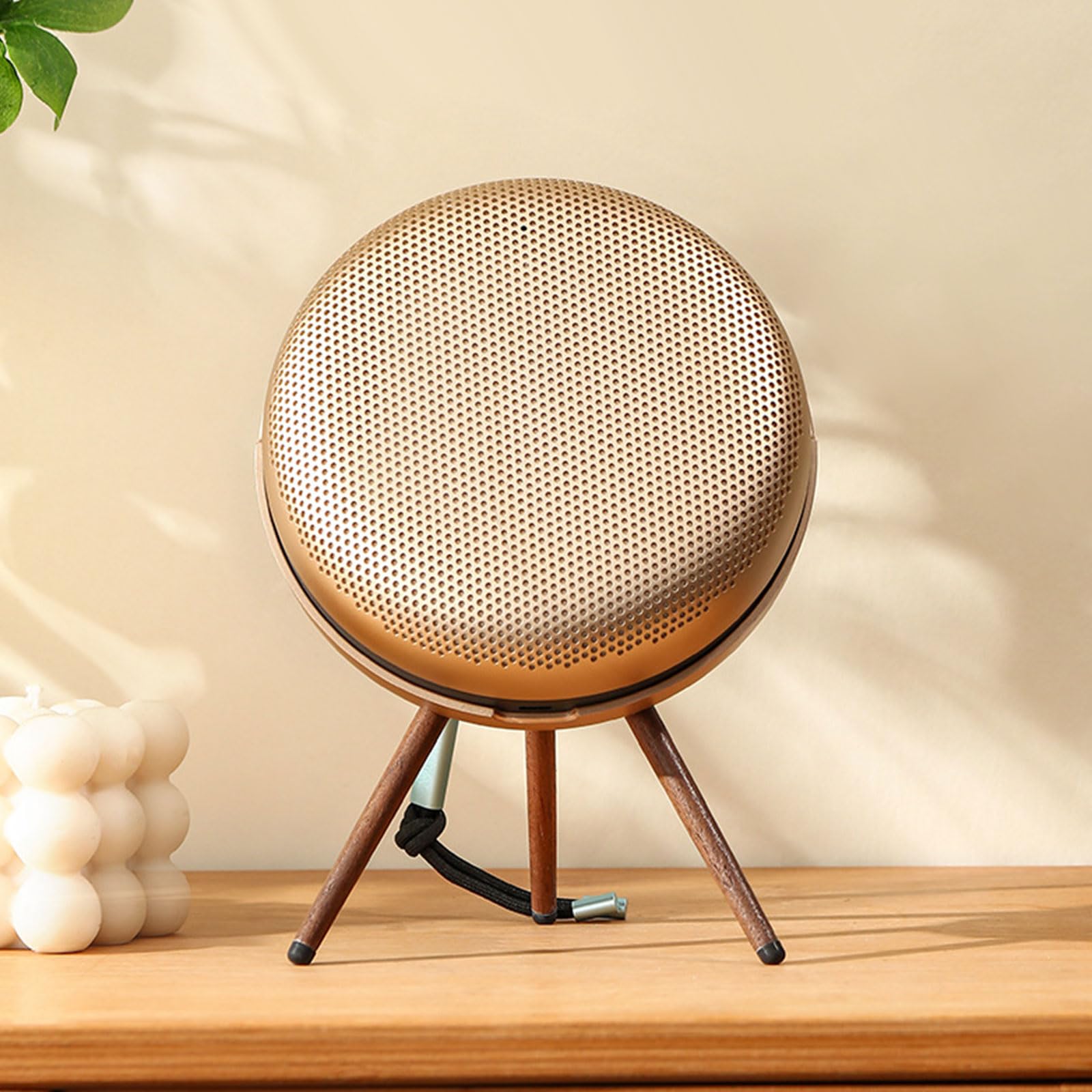 Amazon | 木製デスクトップスピーカースタンド 2 台目 音響と安定した