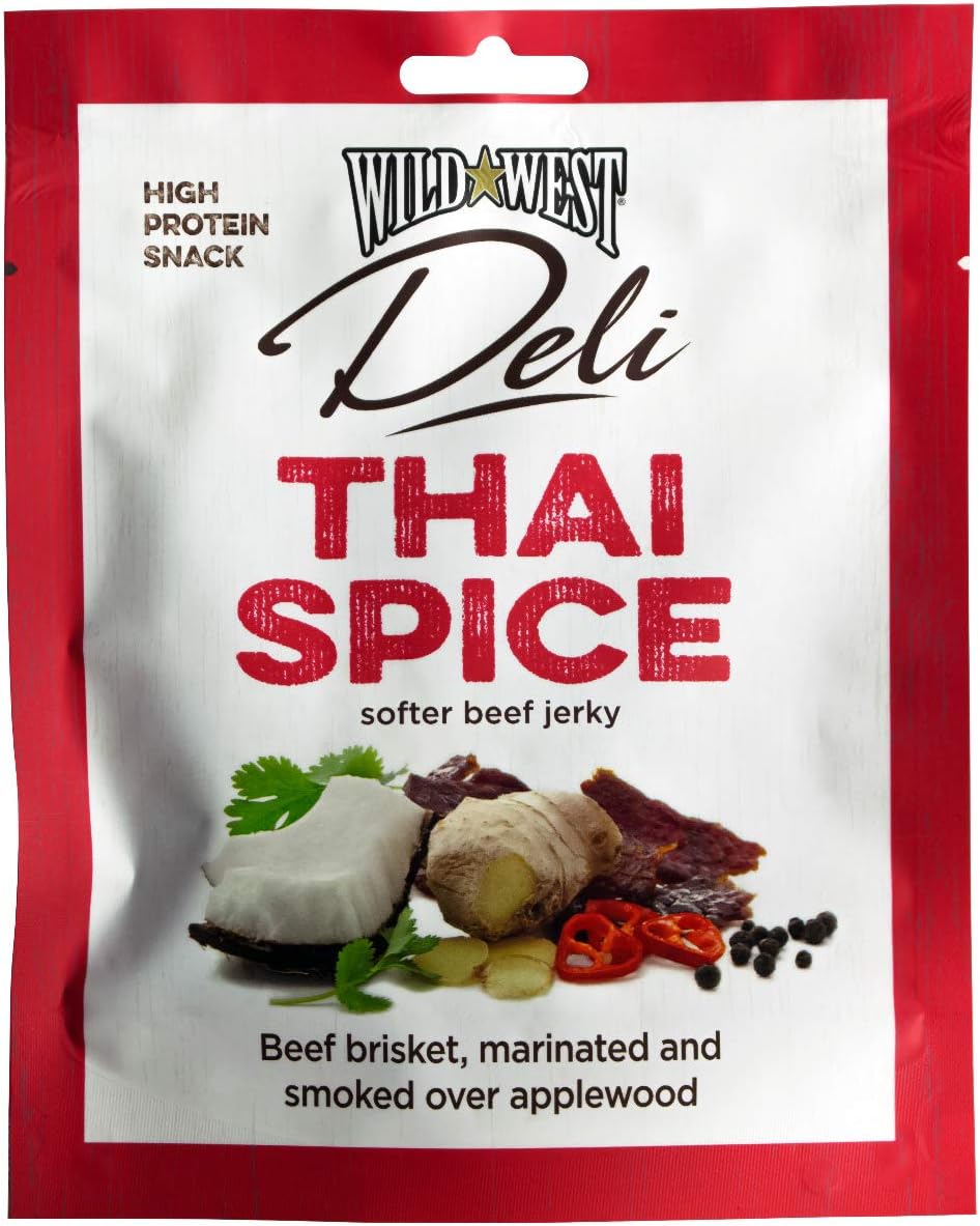 Wild West Deli Thai Spice Softer Beef jerky 50g