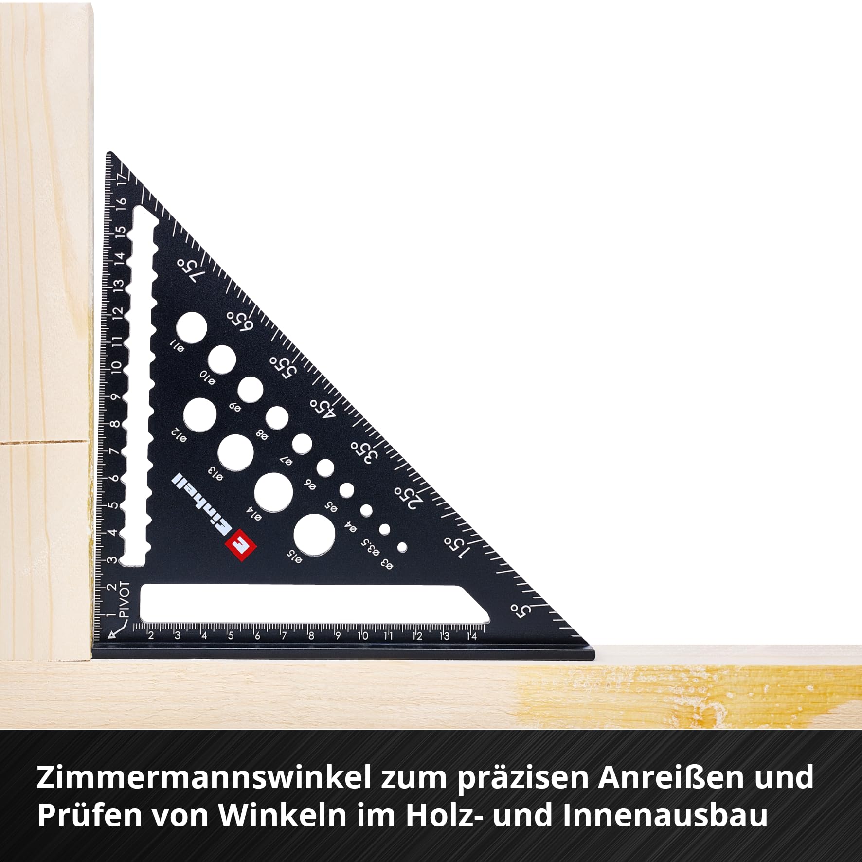 Einhell 2-tlg. Zimmermannswinkel-Set, 185/300 mm