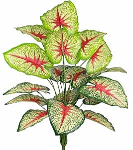 Ezydka Foglie Finte Per Decorazioni 48 Pezzi Foglie Di Palma Artificiali, Foglie Finte Palma Per Decorazioni, Decorazione Tropicale Per Pianta Hawaiana, Decorazione Per Feste, 5 Stili - Foto 8