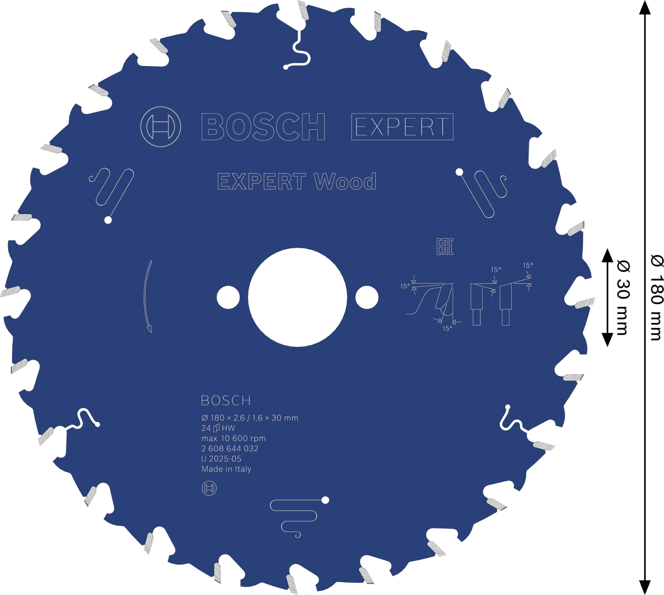 Bosch 1x Tarcza pilarska EXPERT Wood