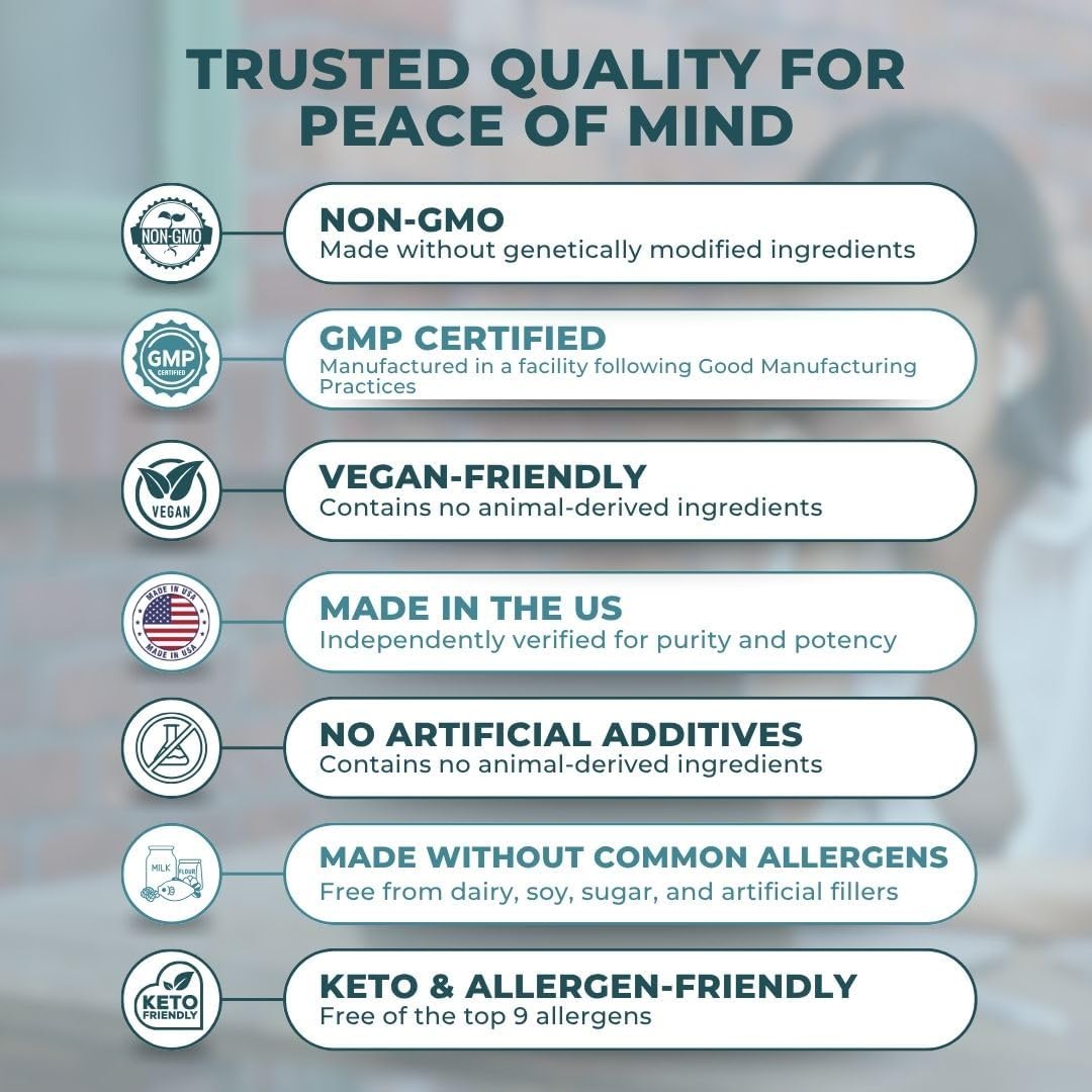 Swiss Activa+ Labs Stress Relief & Calm Supplement for Women | Natural Herbal Support with Ashwagandha, GABA, Rhodiola & L-Theanine | Supports Relaxation & Mood Balance | 30 Days Supply - Image 6