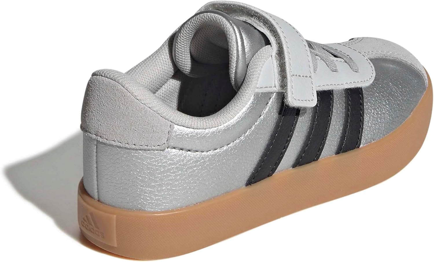 adidas Kids' VL Court 3.0 Elastic Lace & Strap Shoe