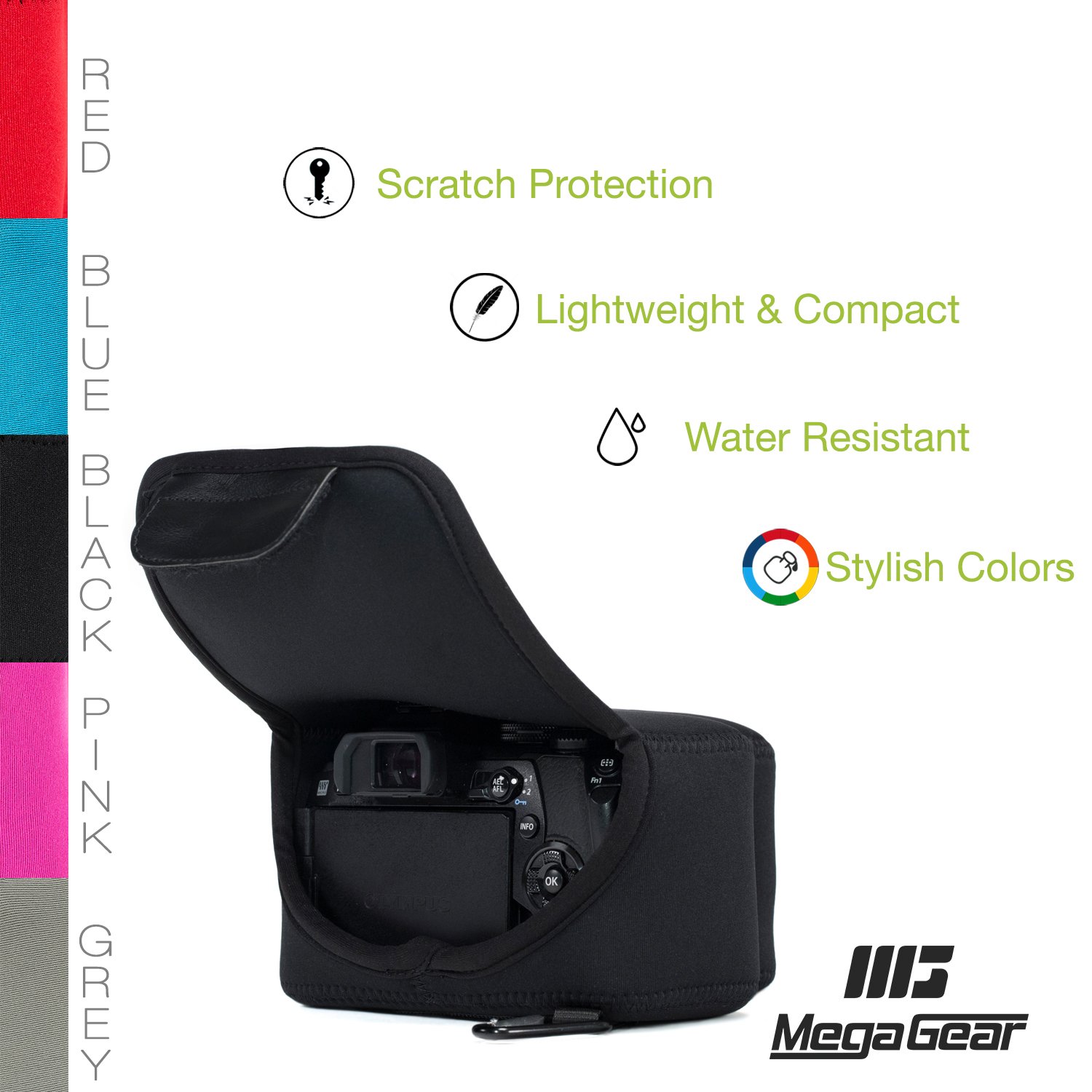 SONY Cyber-shot RX10　ケース付き Amazon.com : MegaGear Ultra Light Neoprene Camera Case, with