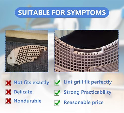 Miniatura 5 de MCK49049101 Reemplazo de la cubierta de la pantalla del filtro de pelusa de la secadora para LG Kenmore reemplaza DLGX3701W DLEX3700W DLEX3370V