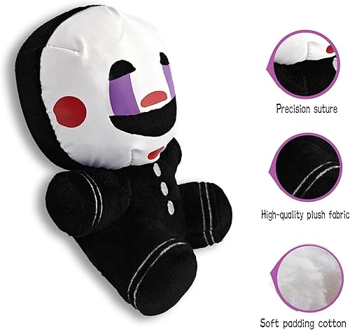 Miniatura 3 de Peluche de marioneta de 8 pulgadas, juguetes de peluche de marioneta FNAF para niños y niñas, regalo de cumpleaños de Navidad, Halloween