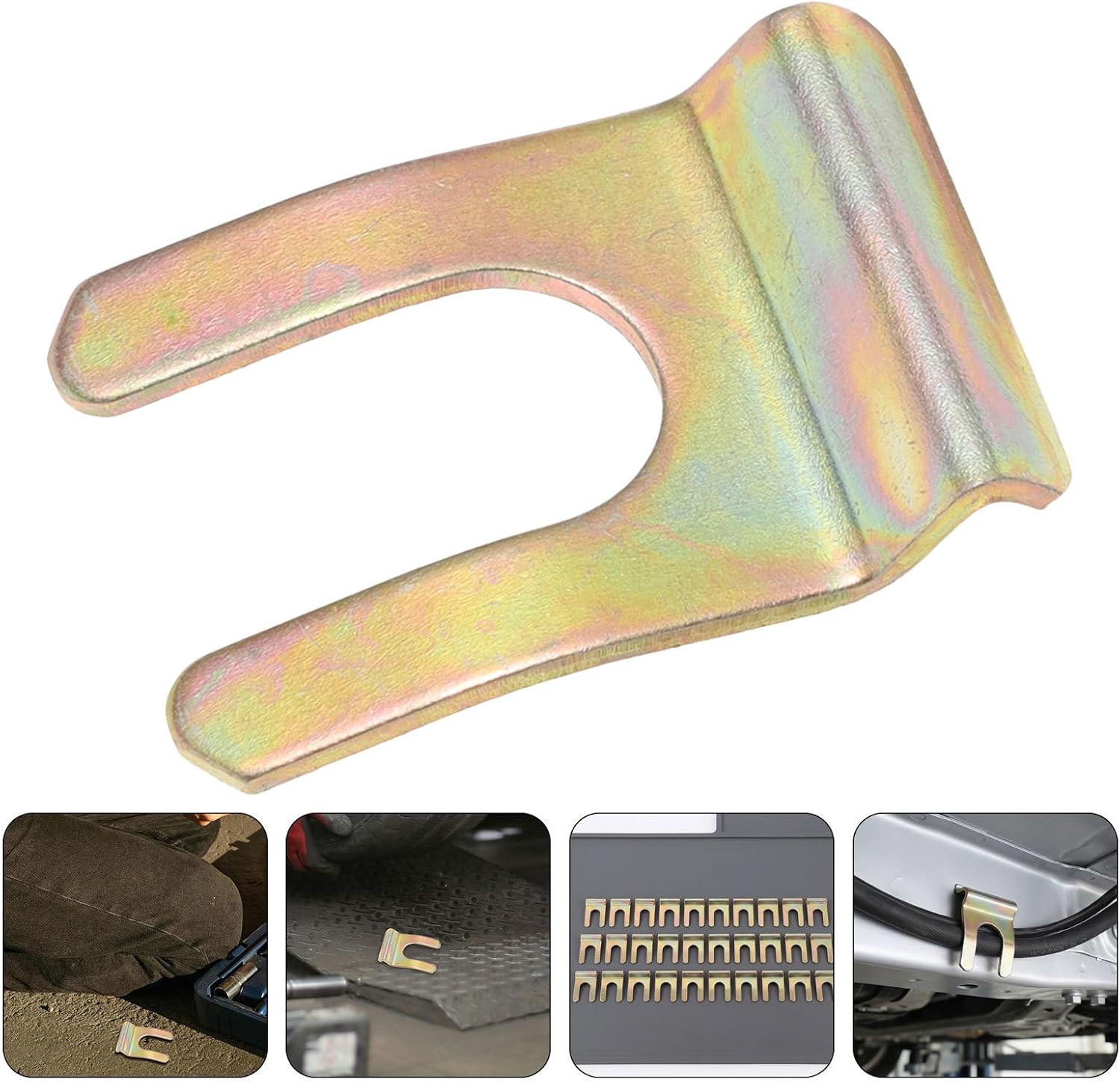 30pcs Brake Line Retainer Clips U Shaped for Cars and Trucks