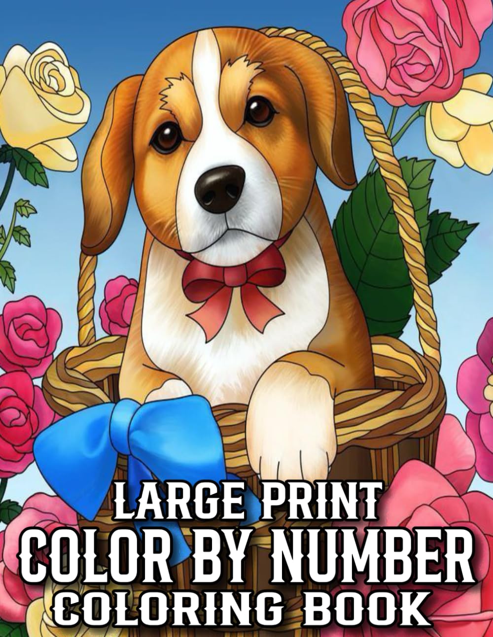 Large Print Color By Number Coloring Book: Easy Large Print Color By Number Coloring Book For Adult And Senior With Butterfly, Nature, Landscapes, Animals, Birds and More...