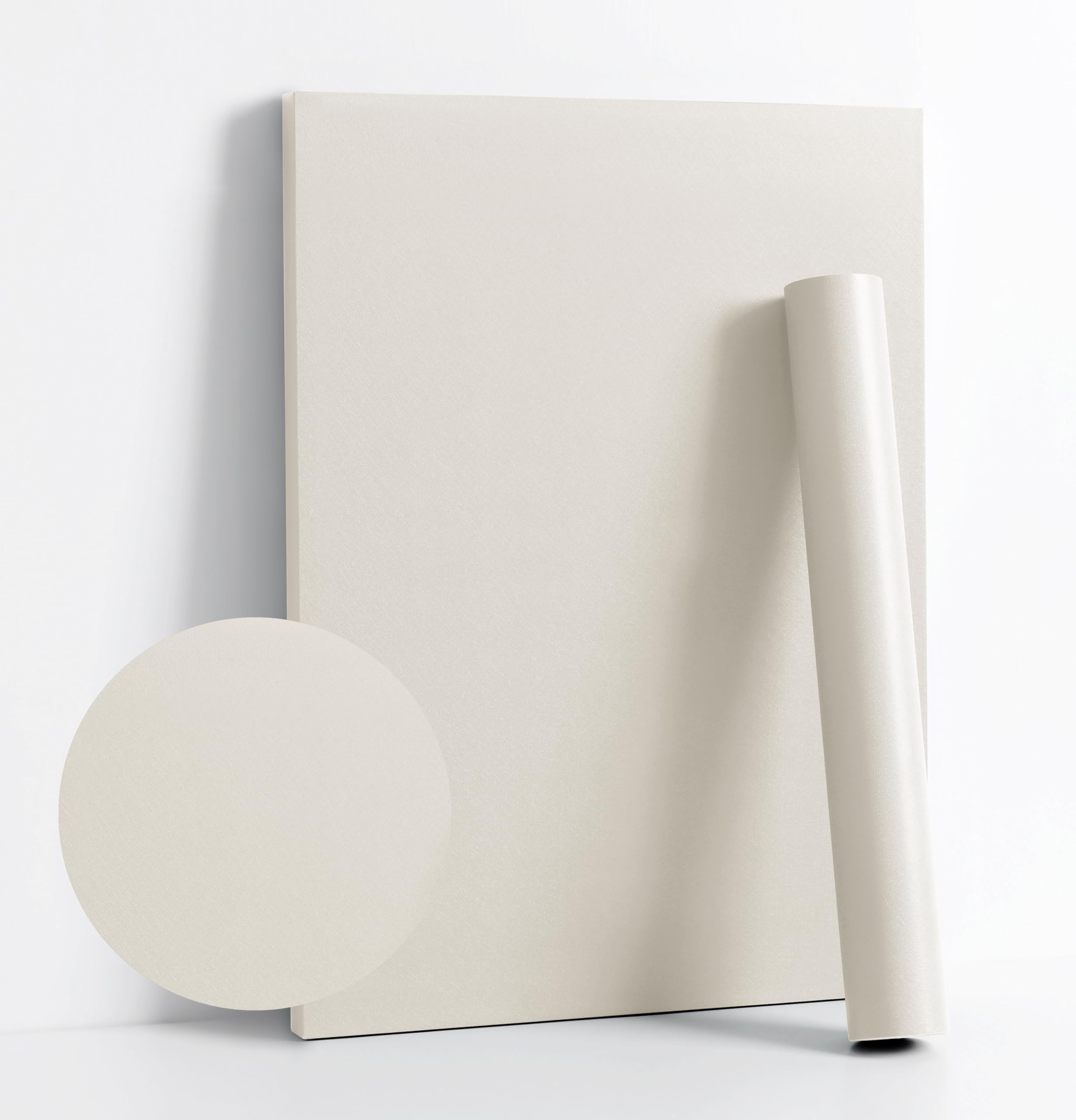 Dimoon 236"x17.7" White Peel and Stick Wallpaper Modern Off-White Thicken Waterproof Contact Paper Solid White Pure Wall Paper Self Adhesive Wallpaper Removable White Cupboard Drawer Liner Vinyl Roll